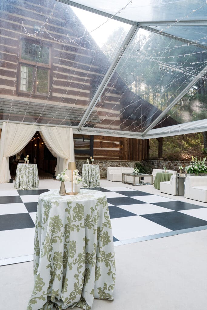 Swann Lake Stables Tented Reception